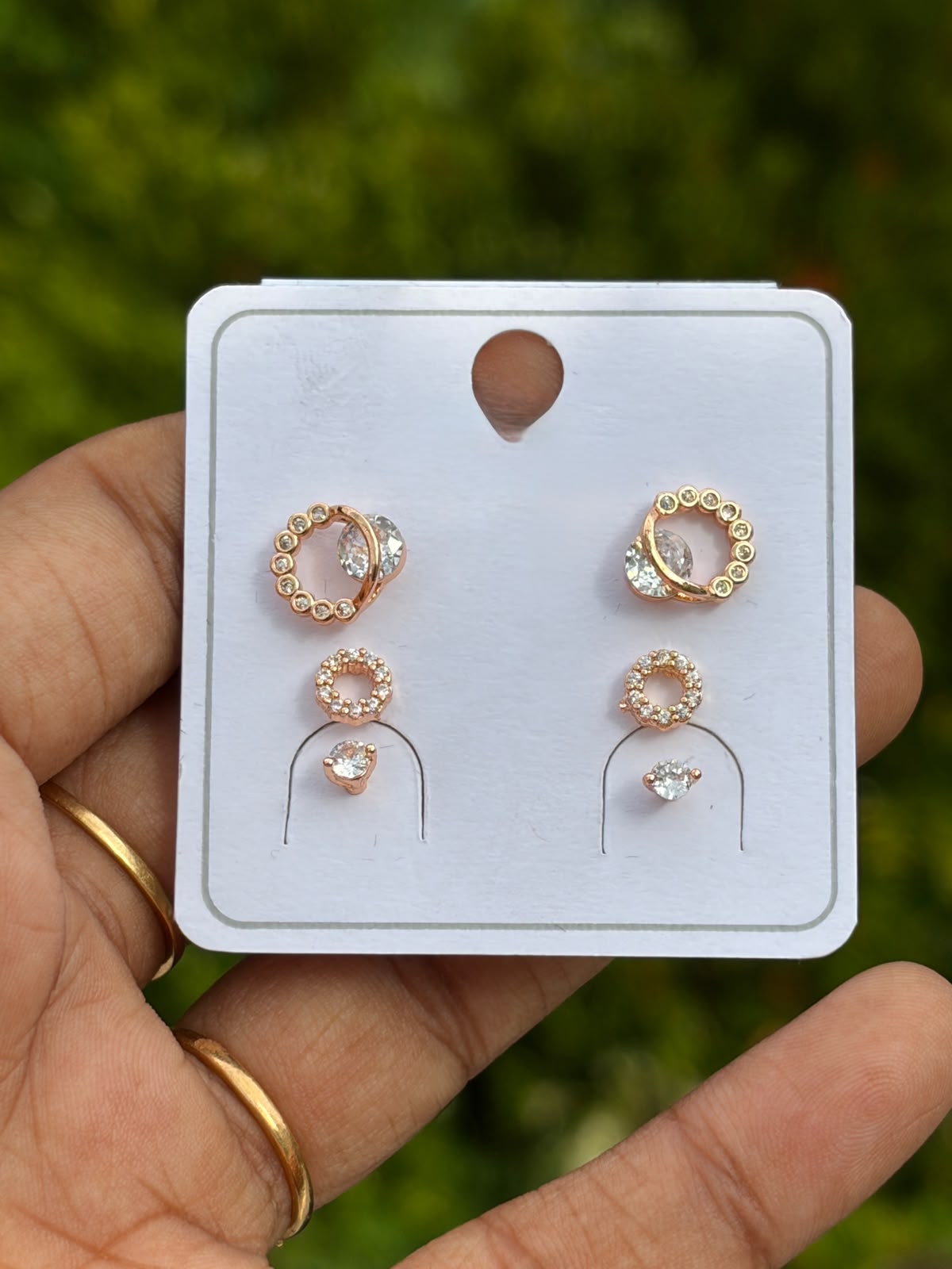 3 set circle stones