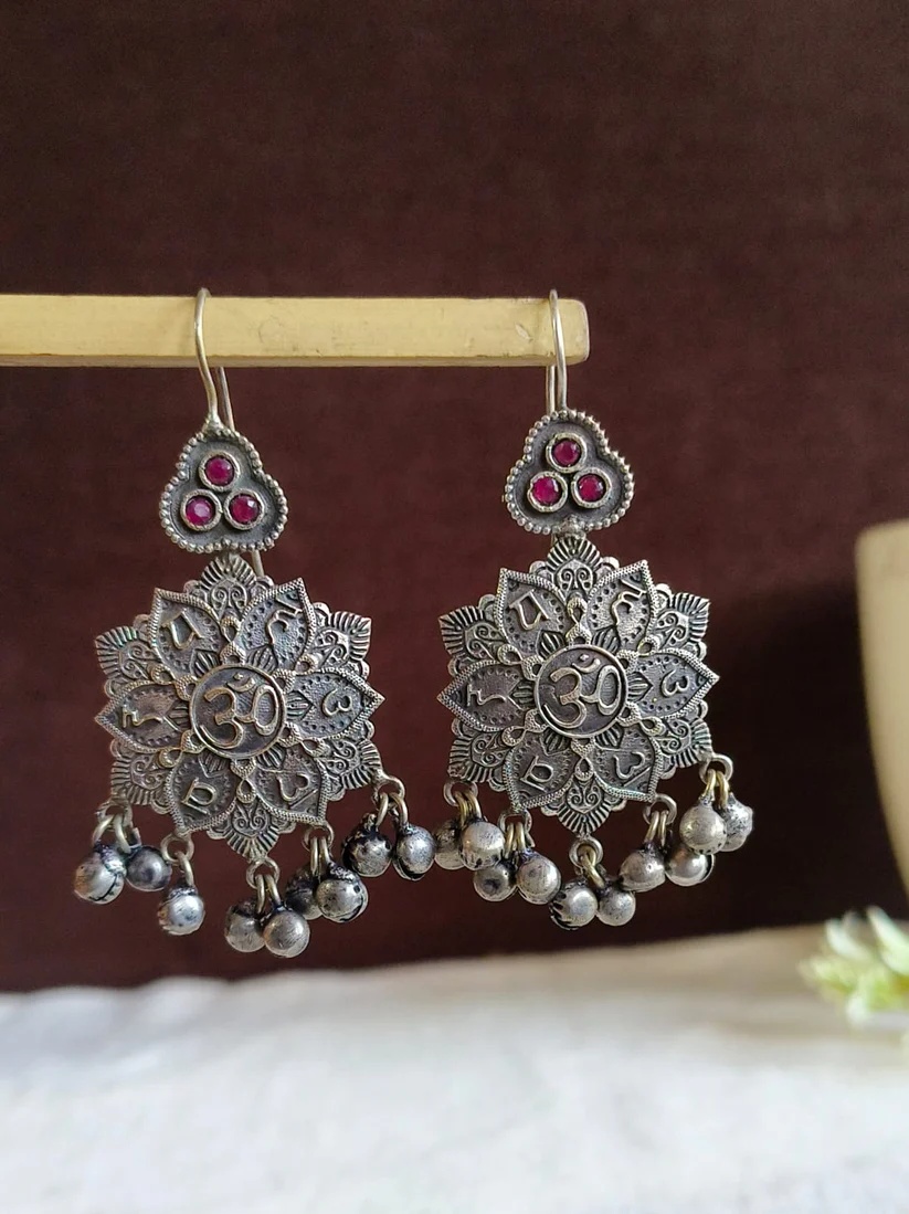 Om Mandala Earrings