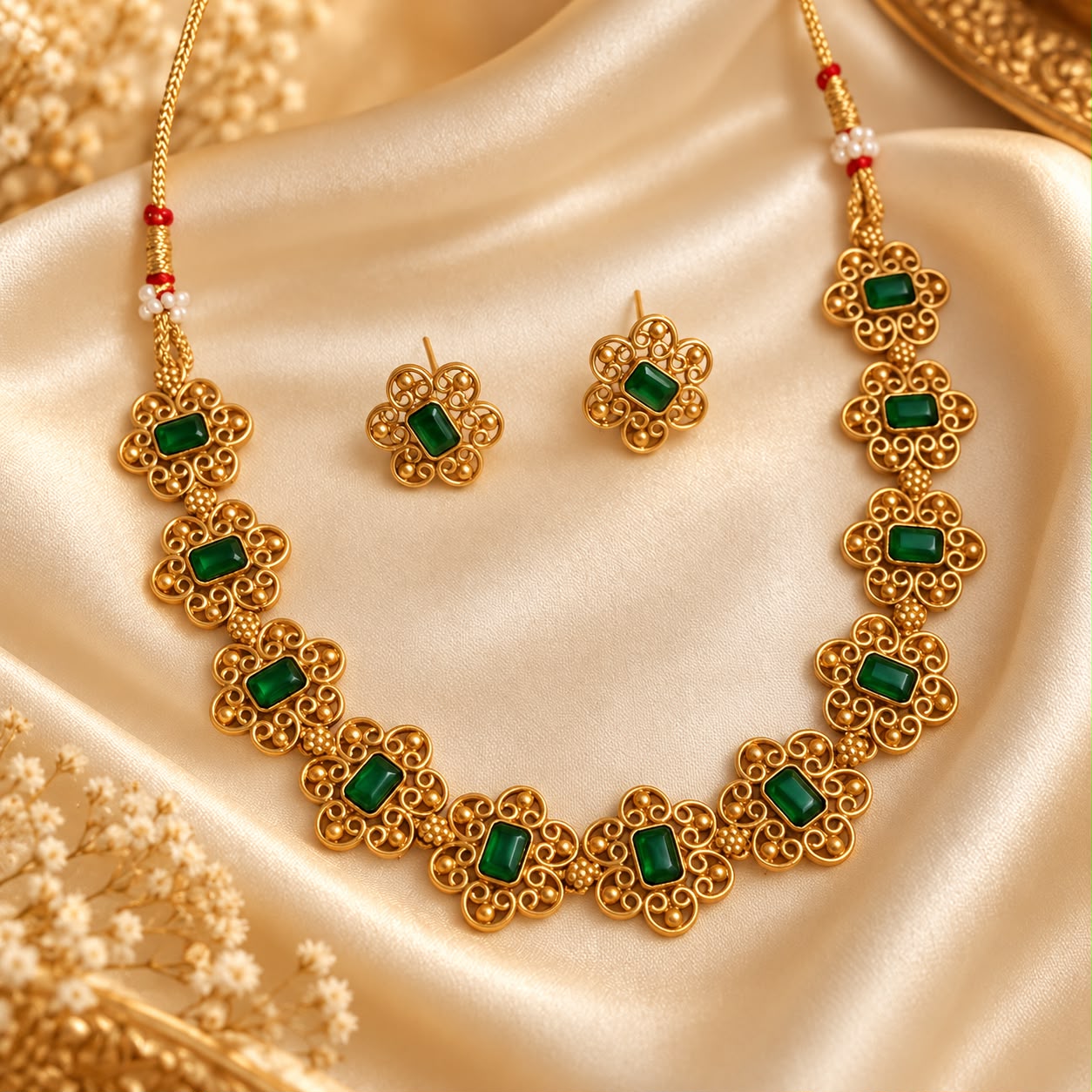 Green Stone Necklace